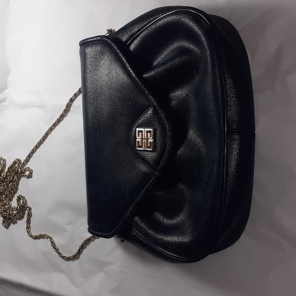 Givenchy Black Crossbody Bag with Gold Chain - Picture 1 of 16